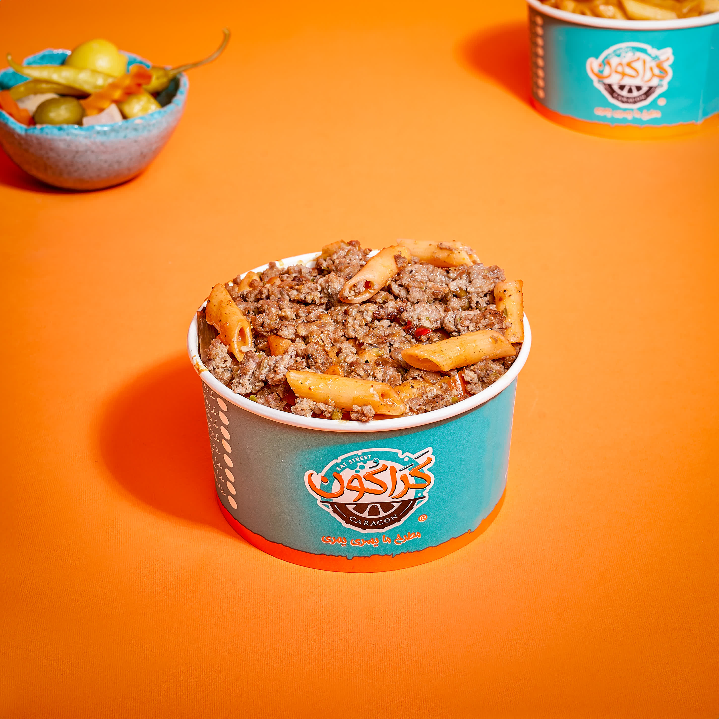 مكرونة باللحمة المفرومة